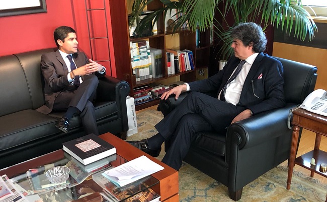 ACM Neto e ministro espanhol discutem investimentos entre Salvador e Espanha