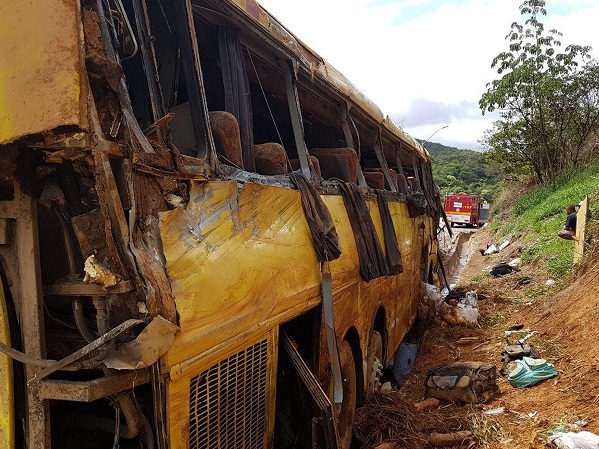 Ônibus que saiu de Itabuna sofre acidente com sete mortos em MG