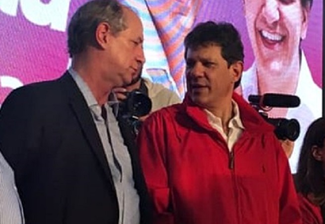 Ciro e Haddad têm 1ª conversa após condenação de Lula