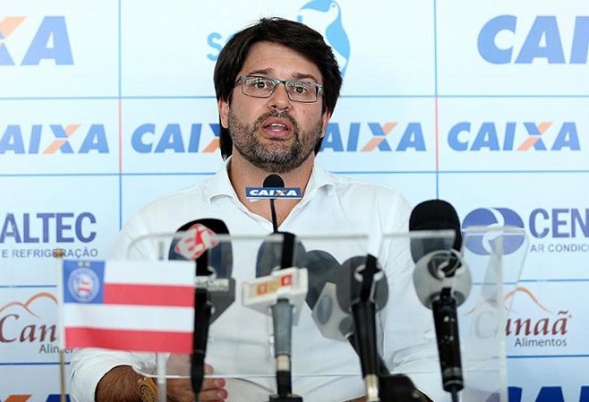 Guilherme Bellintani é reeleito presidente do Bahia