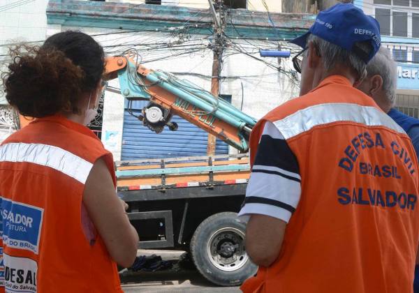 Defesa Civil registra seis ocorrências em Salvador devido às chuvas