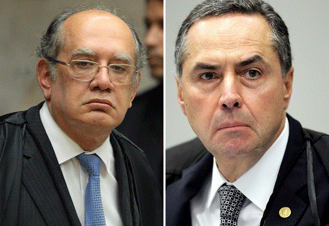 Bate-boca entre Mendes e Barroso provoca suspensão de sessão do STF
