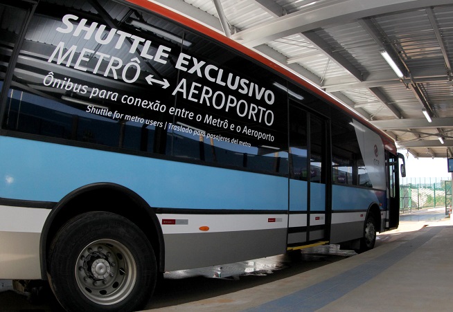 Estação de metrô terá ônibus exclusivo para o aeroporto de Salvador