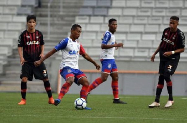 De virada, Sub-20 do Bahia elimina o Atlético-PR por 3 a 2
