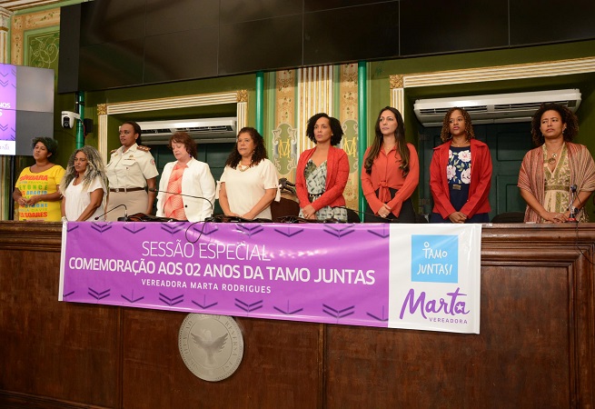Marta Rodrigues parabeniza o projeto “TamoJuntas” pelos dois anos de atividades