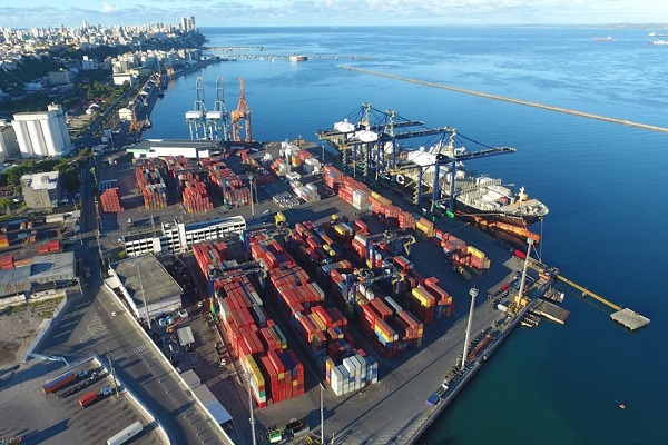 Exportações baianas têm queda de 26,8% no semestre