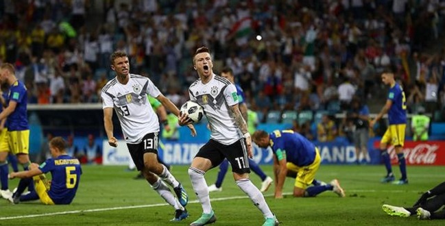 Na raça, Alemanha vence a Suécia de virada por 2 a 1; veja os gols