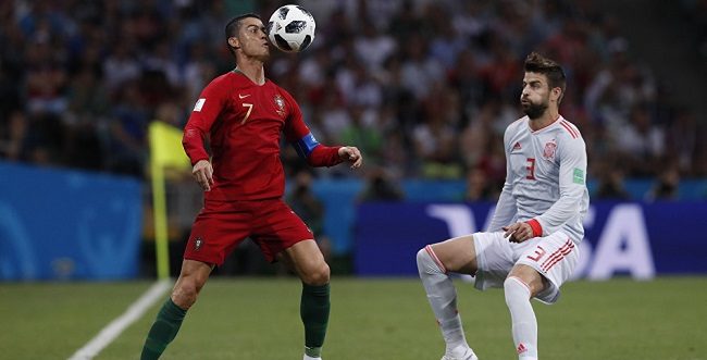 Em jogaço de CR7, Portugal e Espanha empatam em 3 a 3; veja os gols