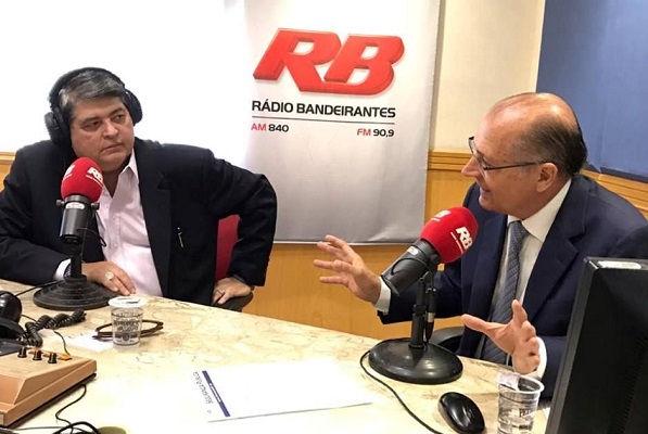 Alckmin: “Datena tem espírito público, gosto do jeitão dele”