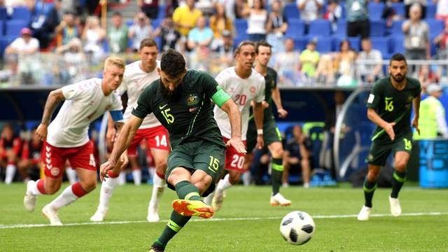 Copa: Dinamarca e Austrália empatam em 1 a 1; veja os gols