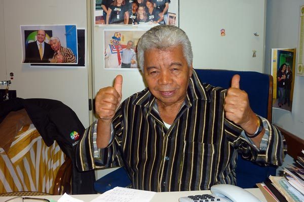 Roque, assistente de palco de Silvio Santos, é internado em UTI - Quem