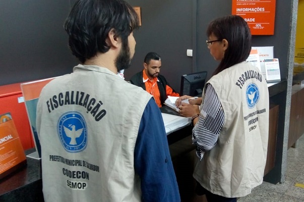 Operação da Codecon emite oito notificações no Aeroporto de Salvador