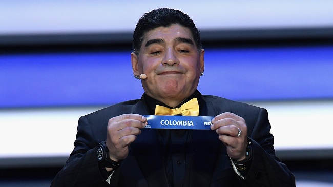 Fifa rebate Maradona por críticas à arbitragem de Inglaterra e Colômbia