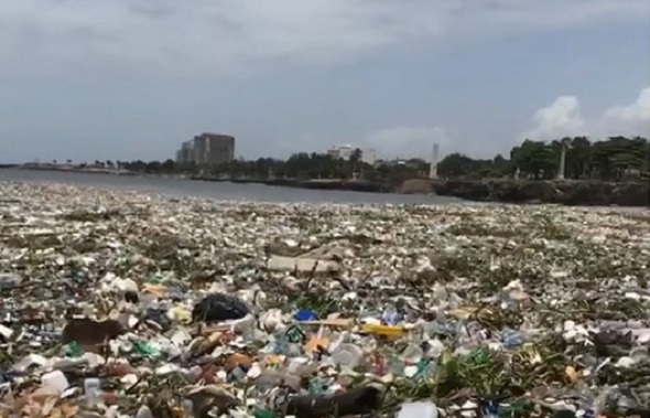 Elite do surfe mundial denuncia praia coberta de lixo na República Dominicana