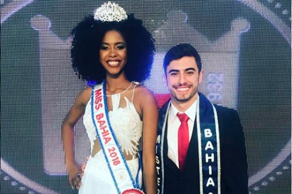 Adrielle Peixoto e Alexandre Chamusca são a Miss e o Mister Bahia 2018