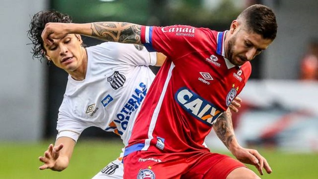 Fora de casa, Bahia perde por 2 a 0 do Santos; veja os gols