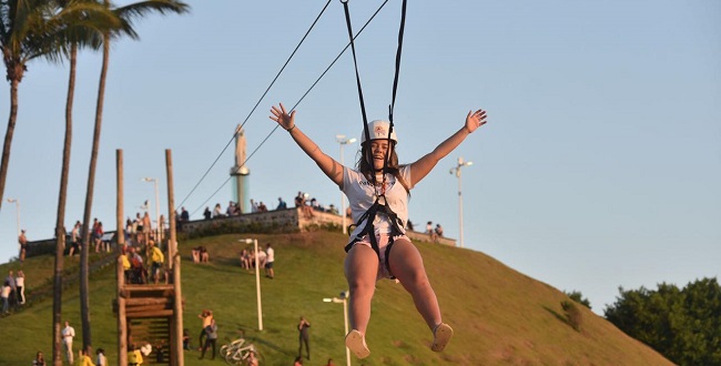 Morro do Cristo com tirolesa é nova atração turística em Salvador