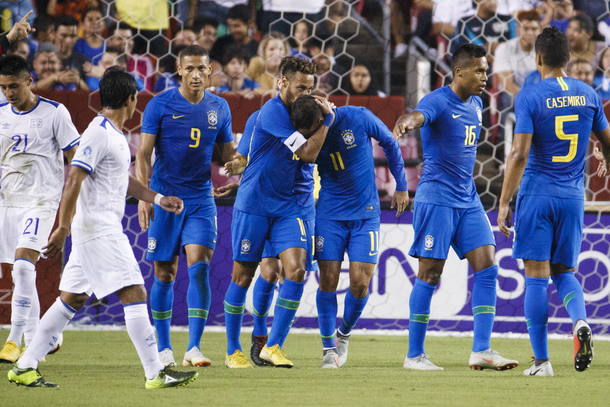 Em amistoso, Brasil vence El Salvador por 5 a 0; veja os gols