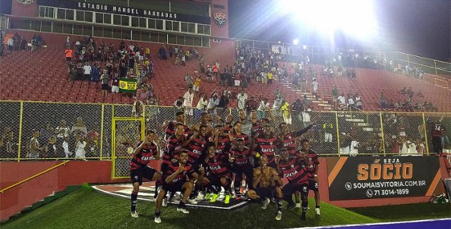 Vitória aplica 6 a 1 no Flamengo pela semifinal do Brasileirão Sub-20; veja os gols