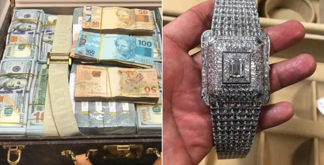 PF apreende US$ 1,4 milhão e relógios de luxo com filho de ditador africano em SP