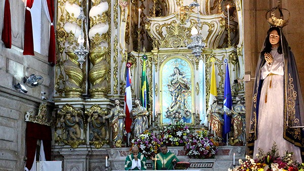 Basílica da Conceição da Praia terá missa em homenagem à N. Sra. Aparecida