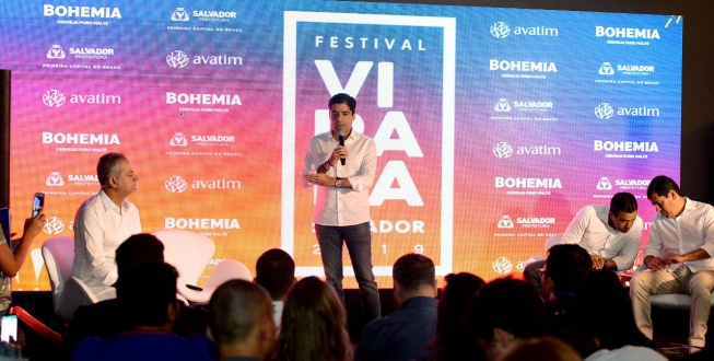 ACM Neto anuncia atrações do Festival Virada Salvador em São Paulo