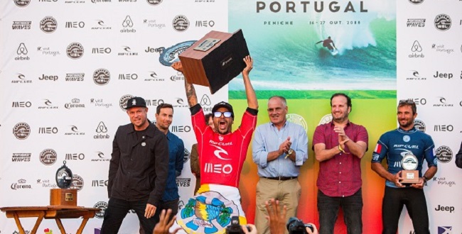 Italo Ferreira vence Medina e fatura etapa do Mundial de Surfe em Portugal