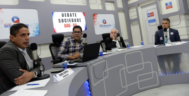 Eleições na OAB: Gamil e Fabrício expõem propostas em debate na Rádio Sociedade