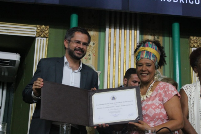 Diretor-geral do Irdeb recebe o título de Cidadão Soteropolitano