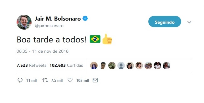 Twitter diz ao TSE que Bolsonaro e PSL não impulsionaram conteúdo durante eleições