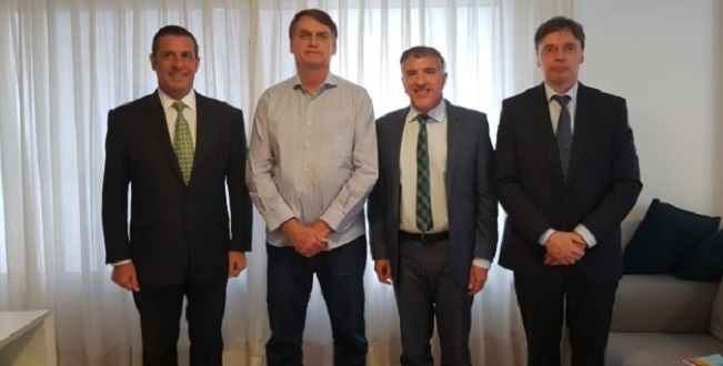 Bolsonaro recebe visitas de diplomatas da Argentina e da Alemanha