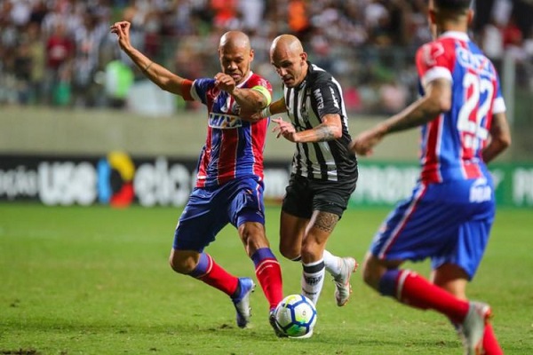 Fora de casa, Bahia perde para o Atlético-MG por 1 a 0; veja o gol