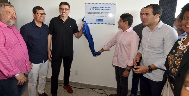 Ministro da Cultura e ACM Neto inauguram primeiro CEU de Salvador