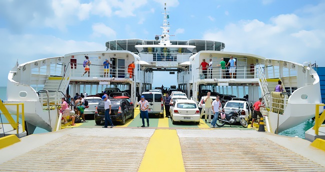 Rampa do Terminal de Bom Despacho quebra e provoca filas no ferry boat