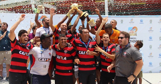 Vitória vence o Vasco e conquista a Libertadores da América de Beach Soccer