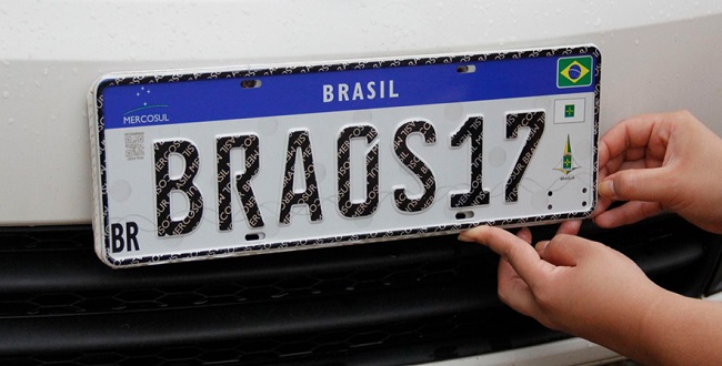 Nova placa Mercosul passa a valer na Bahia a partir desta quarta