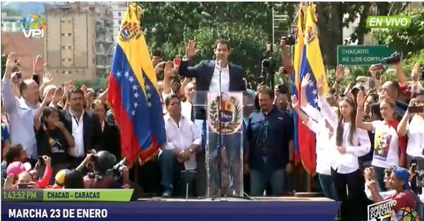 Trump reconhece oposicionista Juan Guaidó como presidente da Venezuela