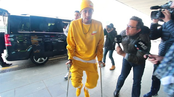 Médicos estimam retorno de Neymar aos gramados antes da Copa América