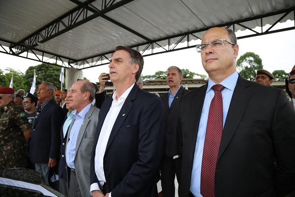 Witzel quer apoio de Bolsonaro para enquadrar traficantes como terroristas