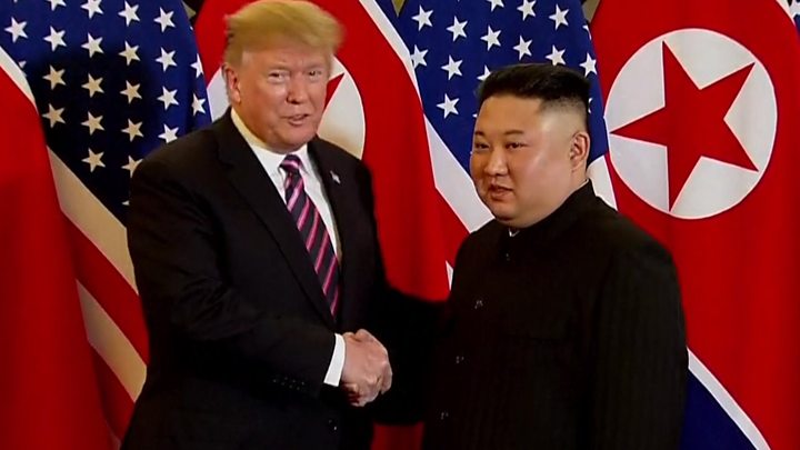 Donald Trump e Kim Jong-Un se encontram no Vietnã