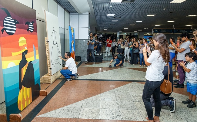 Aeroporto de Salvador recebe a exposição “A arte está no ar”