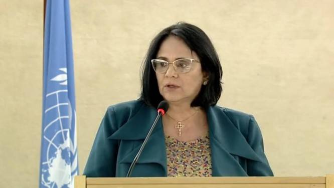 Damares faz estreia internacional na Conferência de Direitos Humanos da ONU