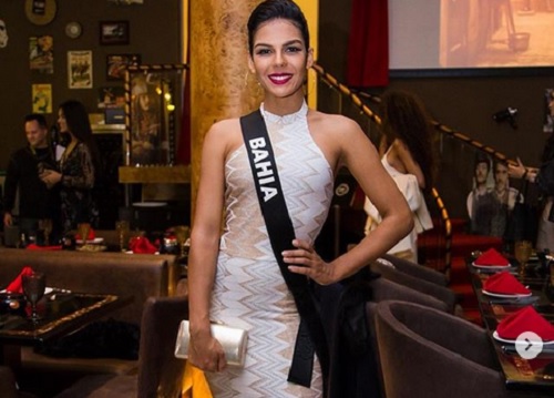 Liliane Natiele representa a Bahia no Miss Brasil 2019