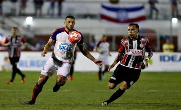 Bahia vence o Atlético de Alagoinhas por 2 a 0; veja os gols