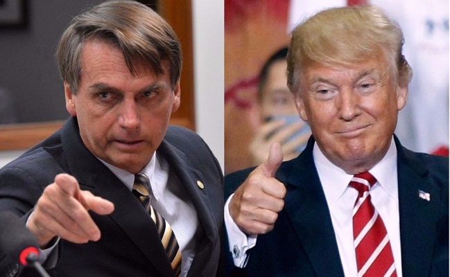 Visita de Bolsonaro a Trump no dia 19 definirá agenda bilateral