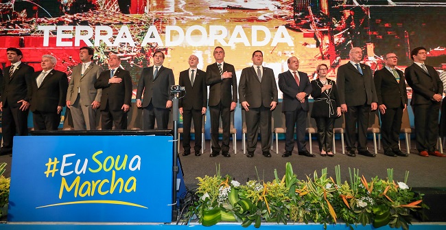 Na Marcha dos Prefeitos, Bolsonaro defende aumento do FPM