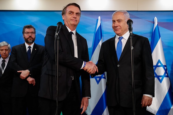 Bolsonaro parabeniza Netanyahu por vitória em Israel