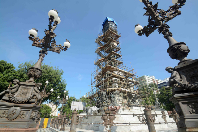 Monumento ao Dois de Julho passa por restauração após 16 anos