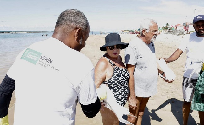 “Praia Linda é Praia Limpa” mobiliza a comunidade na limpeza de Jauá