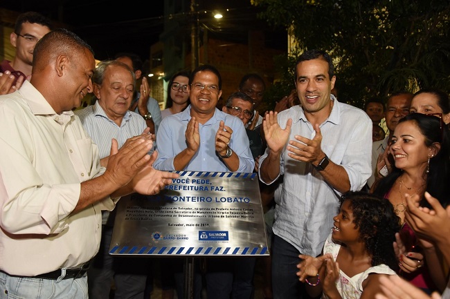 Bruno Reis entrega espaço de lazer em Vila Rui Barbosa